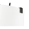 Z-Lite Weston Pendant, 5-Light, 18 In.W x 18 In.H, Matte Black/White Linen 3501P18-MB - alternate 6